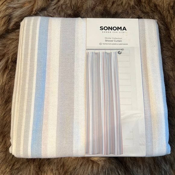 NWT Sonoma Shower Curtain - Picture 1 of 3